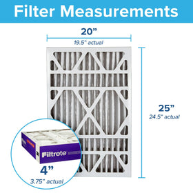 Filtrete 3-in-1 technology close-up showing air purification benefits.