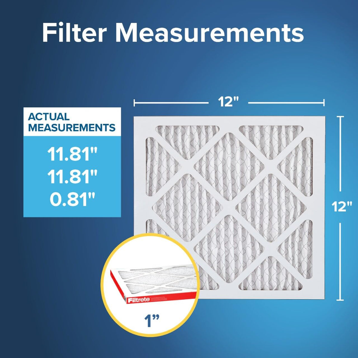 Filtrete 3-in-1 technology interior view highlighting balanced filtration and airflow.