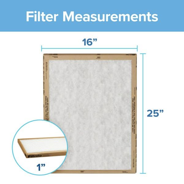 Filtrete 3M MERV 1 technology close-up highlighting advanced filtration.