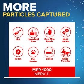 Asthma and allergy-friendly Filtrete filter suitable for sensitive spaces