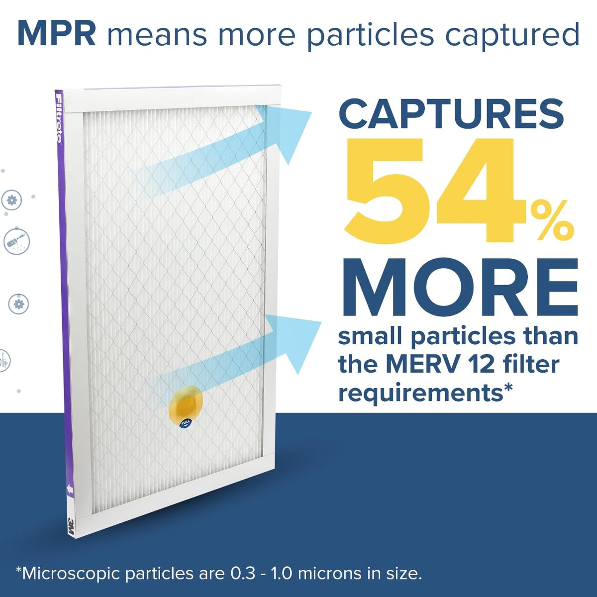 Bluetooth sensor on Filtrete filter tracks life in real time