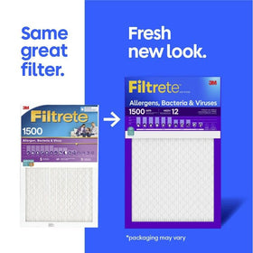 Filtrete electrostatic design closeup shows magnet-like fibers attracting particles.