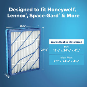 Frame compatibility with Honeywell and Lennox systems shown