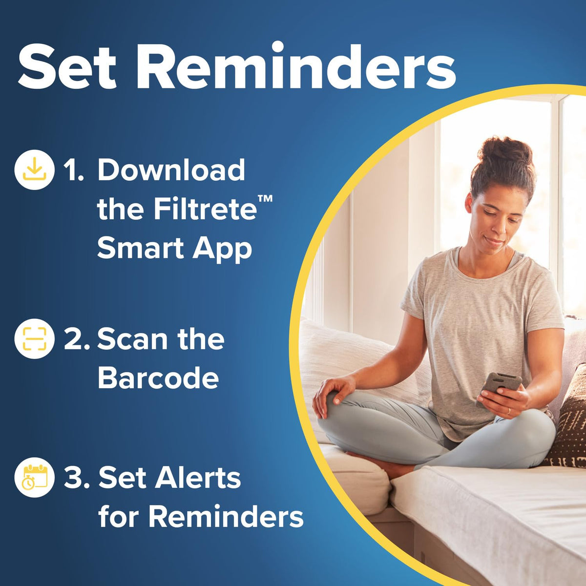 Filtrete furnace and air conditioner installation image for easy replacement