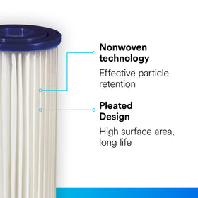 Filtrete pleated design closeup highlighting durable filtration