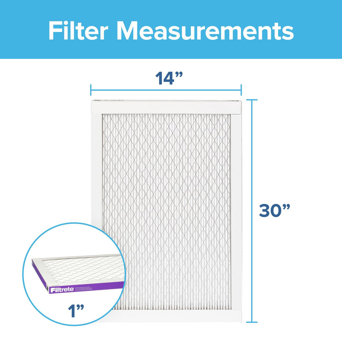 Filtrete MERV 12 pleated filter captures allergens effectively.