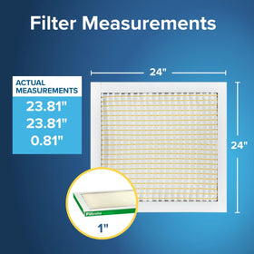 Filtrete pleated filter pack provides long-term 3-month filtration.