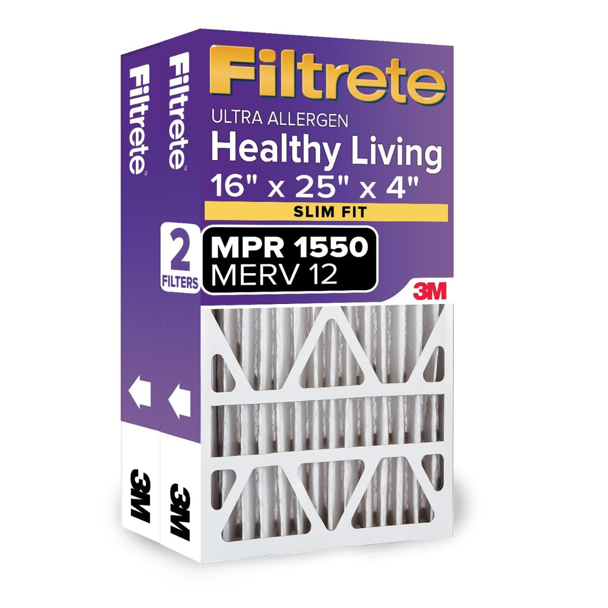 Filtrete SlimFit filter in tight space improves airflow