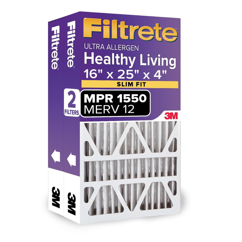 Filtrete SlimFit filter in tight space improves airflow