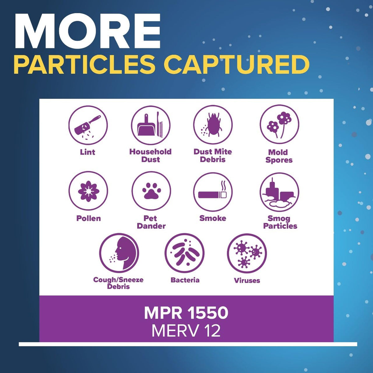 Filtrete SlimFit compatibility label shows fit with Aprilaire and Carrier