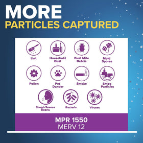 Filtrete SlimFit compatibility label shows fit with Aprilaire and Carrier