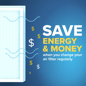 Filtrete smart app reminder graphic highlighting maintenance alerts