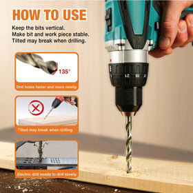 FiLwW cobalt drill tackling cast iron with robust cutting action.