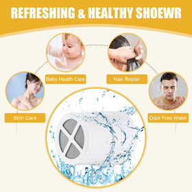 Easy installation demonstration of Filymosie Jolie cartridge on a compatible shower head.