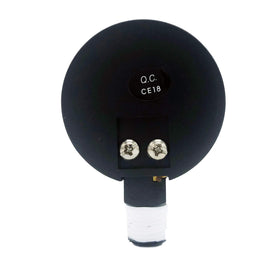 Fimco ABS bottom-mount stem provides secure, durable installation for the gauge.