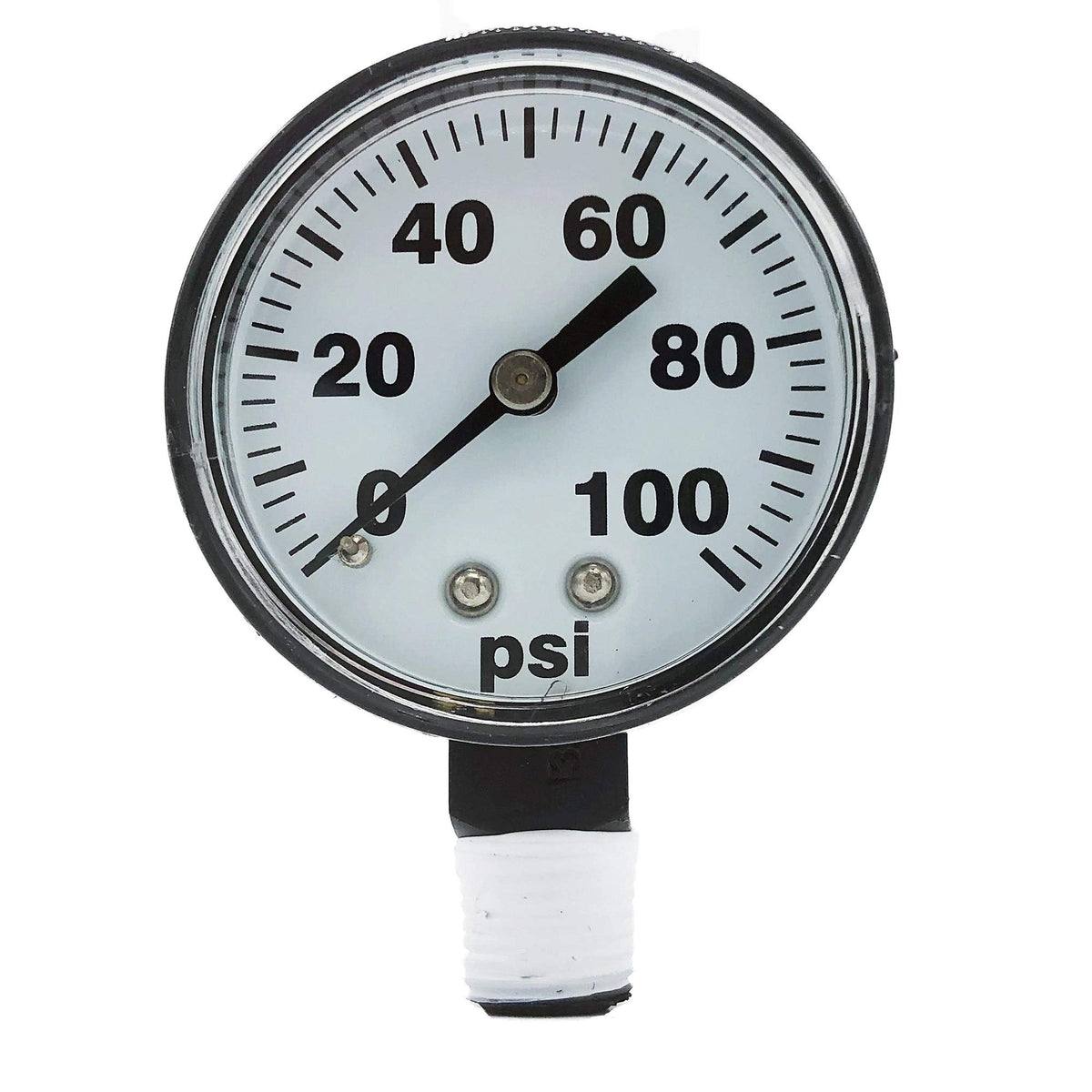 Fimco 5167007 pressure gauge with 2-inch face for accurate sprayer readings.