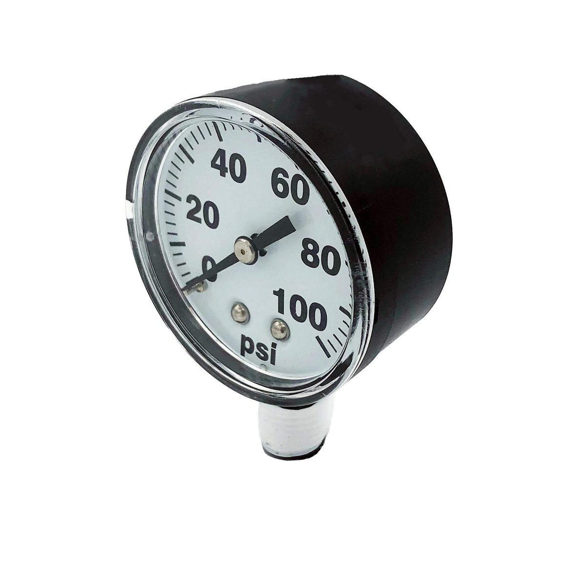 Fimco quick-connect manifold gauge enables easy pressure checks on a sprayer.