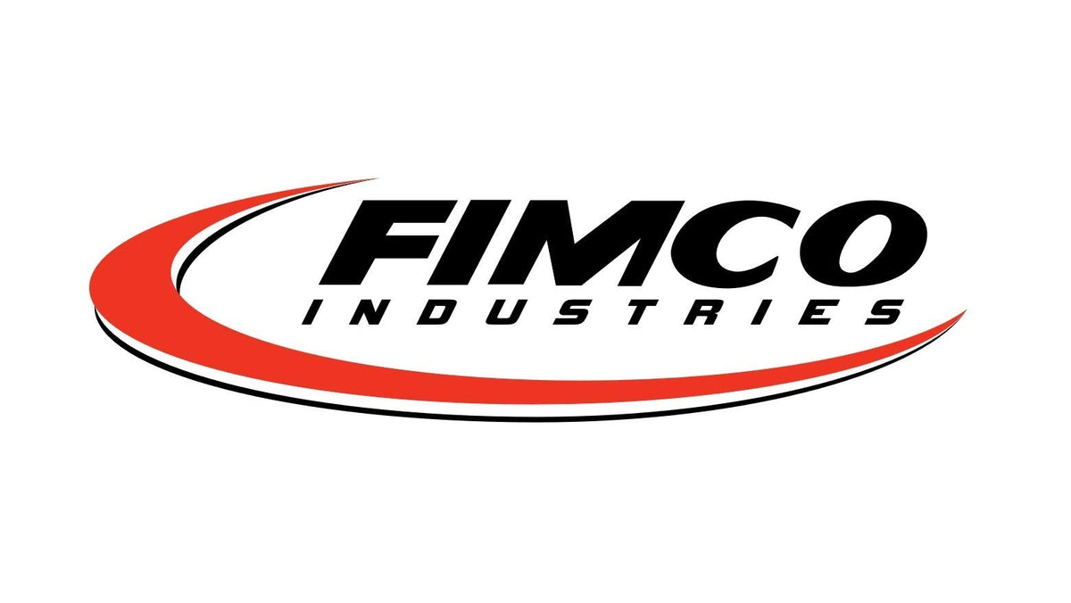 Fimco gauge installation on a sprayer setup for reliable pressure readings.