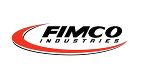 Fimco gauge installation on a sprayer setup for reliable pressure readings.