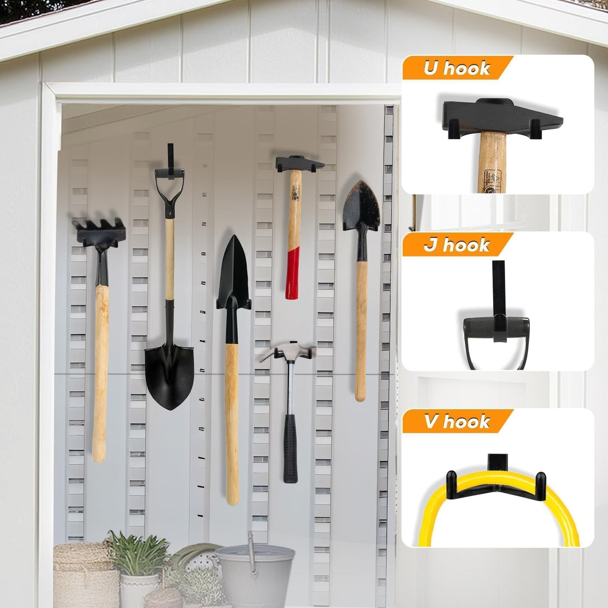 FIMXSD compatible with Suncast and Craftsman sheds for flexible storage