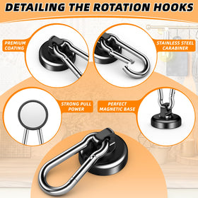 FINDMAG durable magnetic hooks in action supporting items
