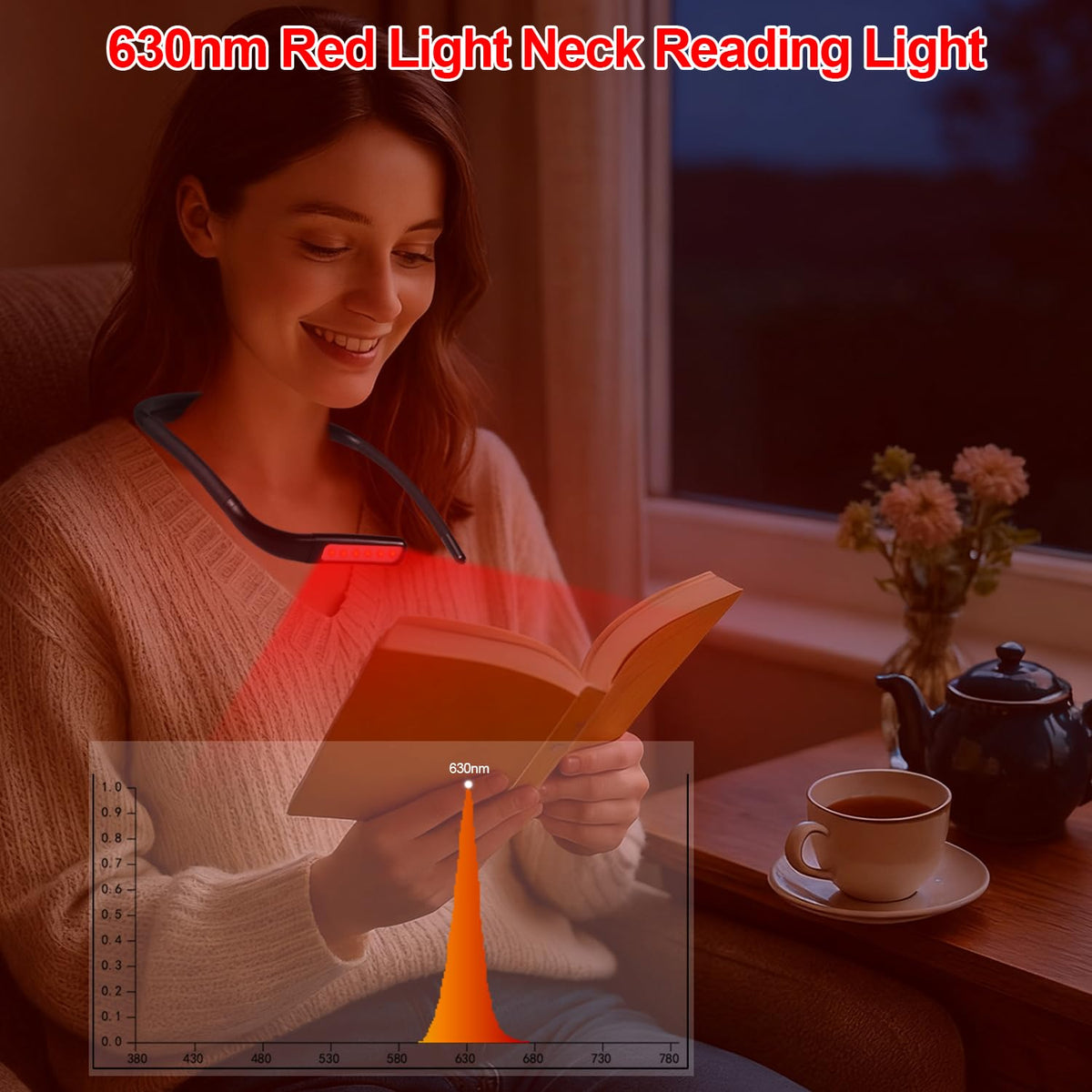 Finezeal zero blue light technology for eye-friendly evenings and reduced glare.