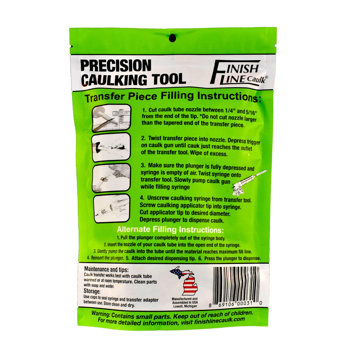 Finish Line Caulk adapts to multiple materials for diverse detail work.