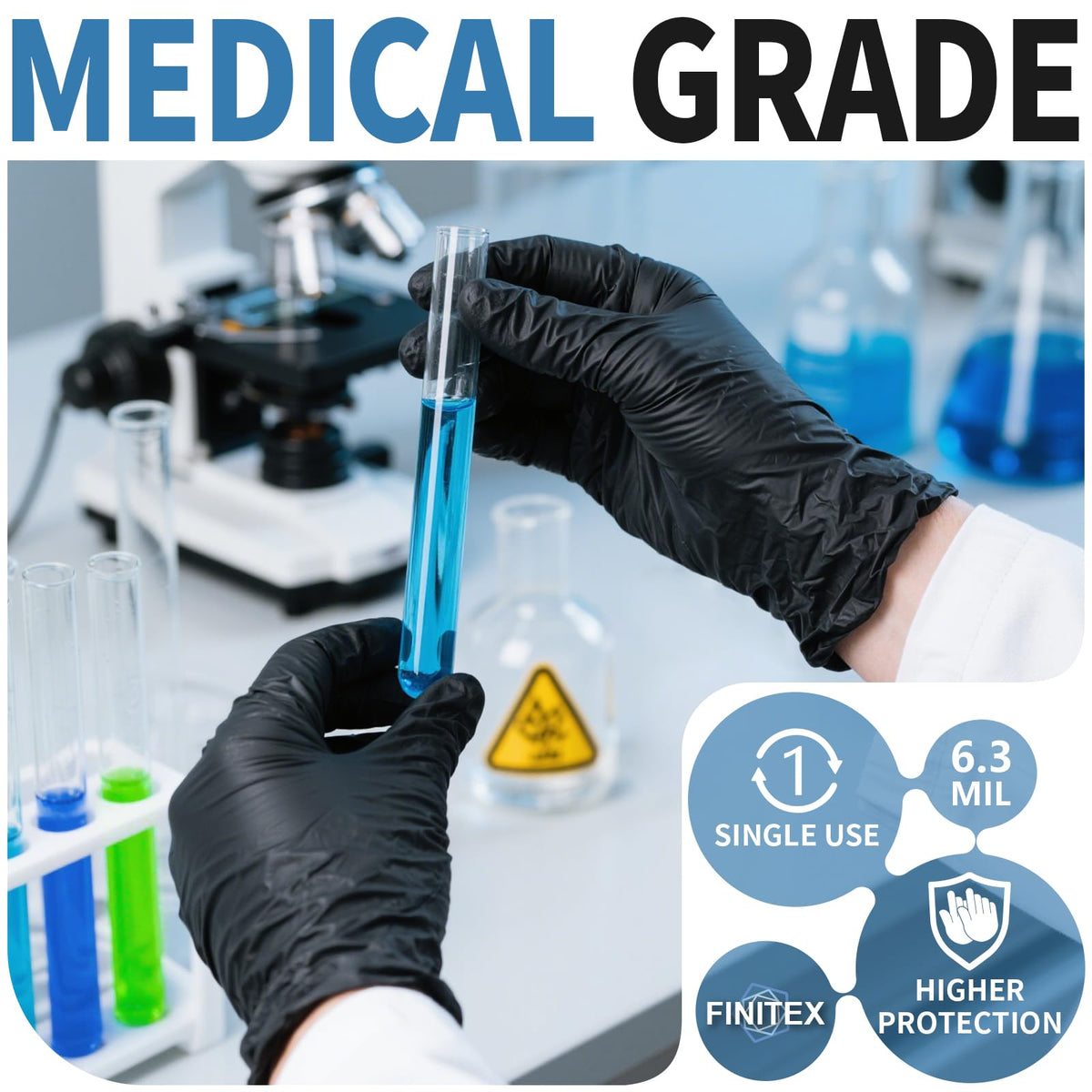 FINITEX gloves ideal for food preparation and kitchen tasks.