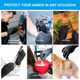 FINITEX gloves for food prep emphasize safe handling and grip.