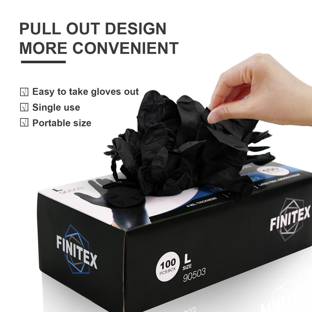 FINITEX gloves for janitorial or detailing tasks offer resilience.