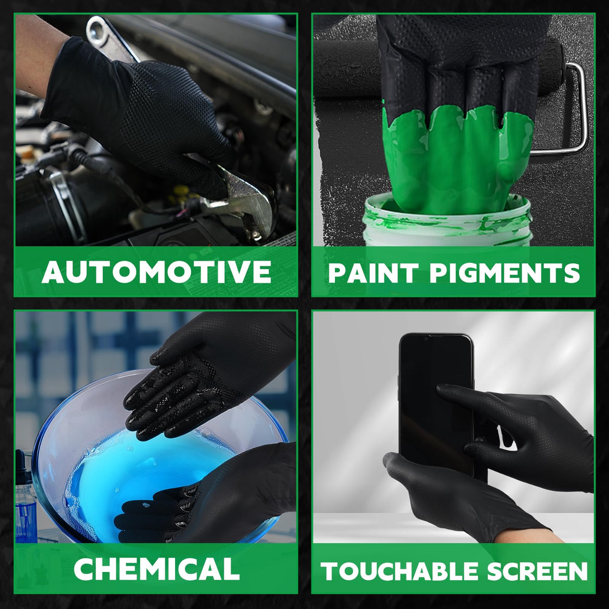 FINITEX disposable gloves in a ready-to-use pack for easy access.