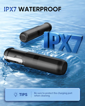 Finpola IPX7 waterproof travel bidet withstands splashes and humidity.