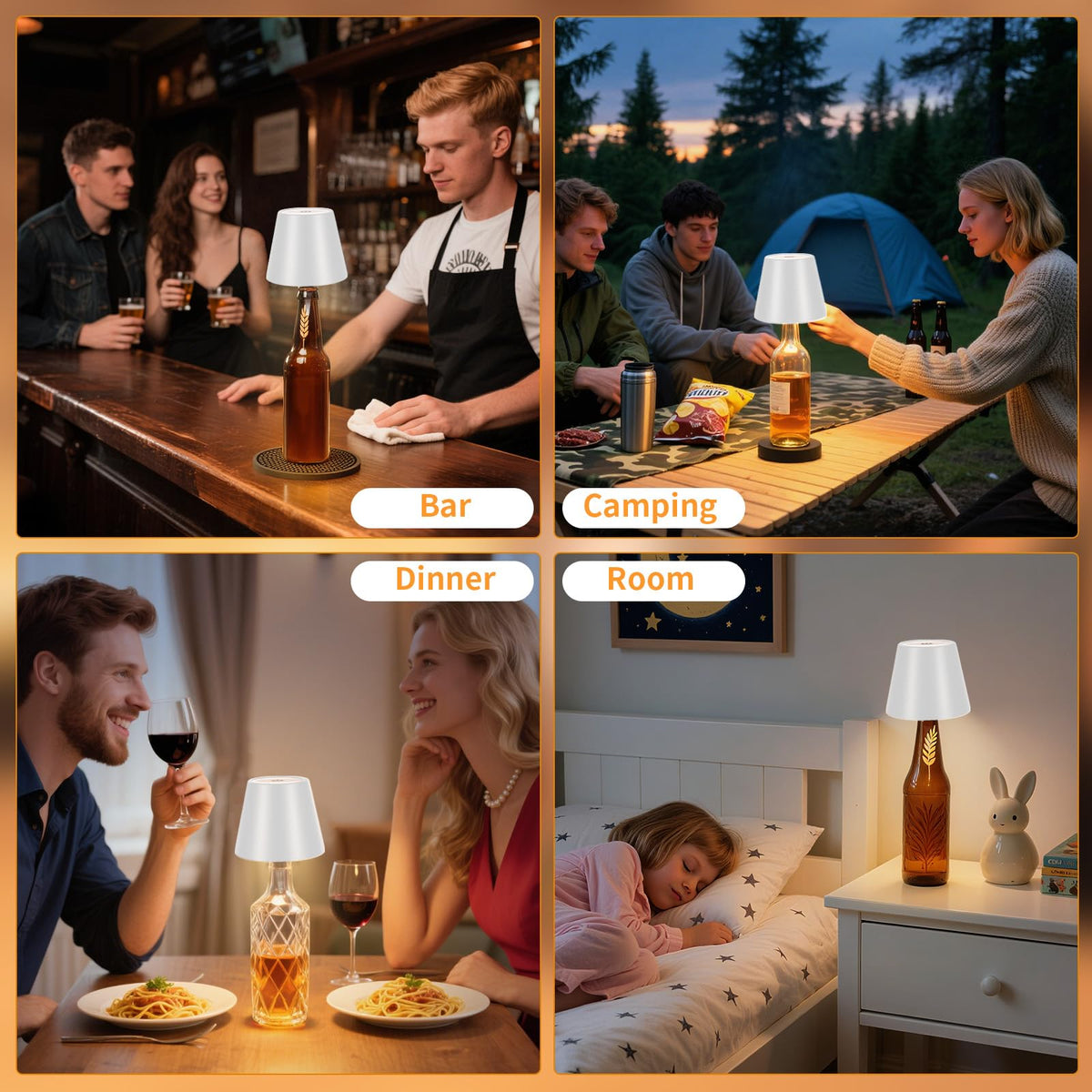 Fintoriel gift-packaged bottle lamp ideal for birthdays and housewarmings.