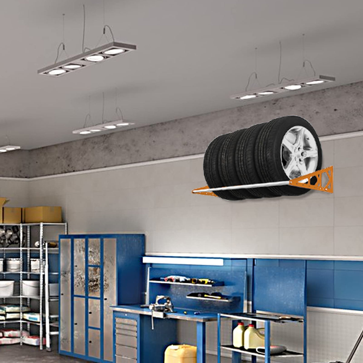 Durable, powder-coated steel construction of the Fioracl rack for long-lasting use.
