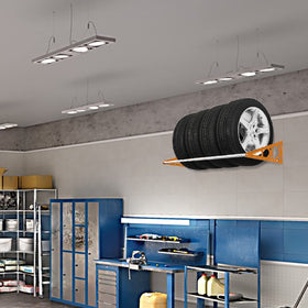 Durable, powder-coated steel construction of the Fioracl rack for long-lasting use.