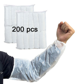 FIPASEN disposable oversleeves pack protecting clothing during packaging tasks