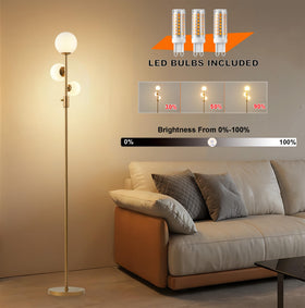 Fiqevs dimmable lamp features a weighted base for enhanced stability.