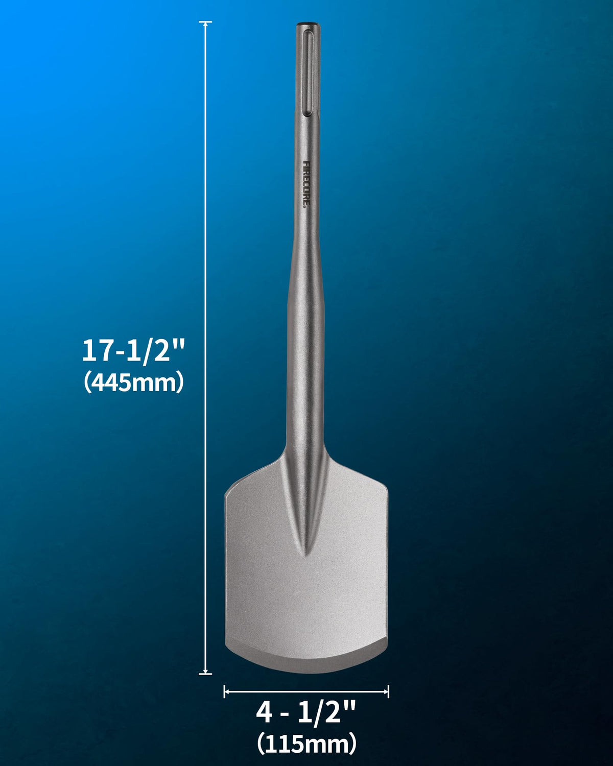 Firecore 40CrMo alloy steel clay spade construction signifies durability