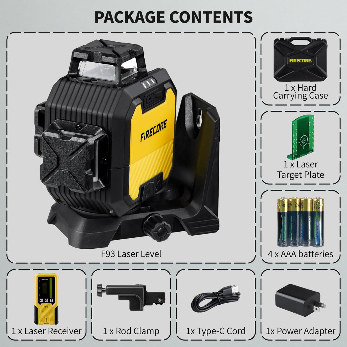 Firecore F93 all in one kit simplifies setup and transport