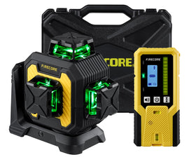 Firecore F93 laser level with 360 degree setup for fast room alignment