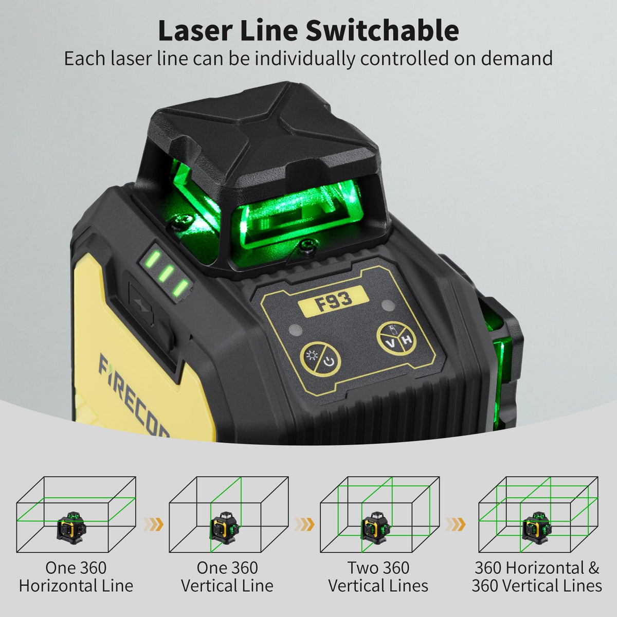 Firecore F93 self leveling pendulum with manual mode for non level angles