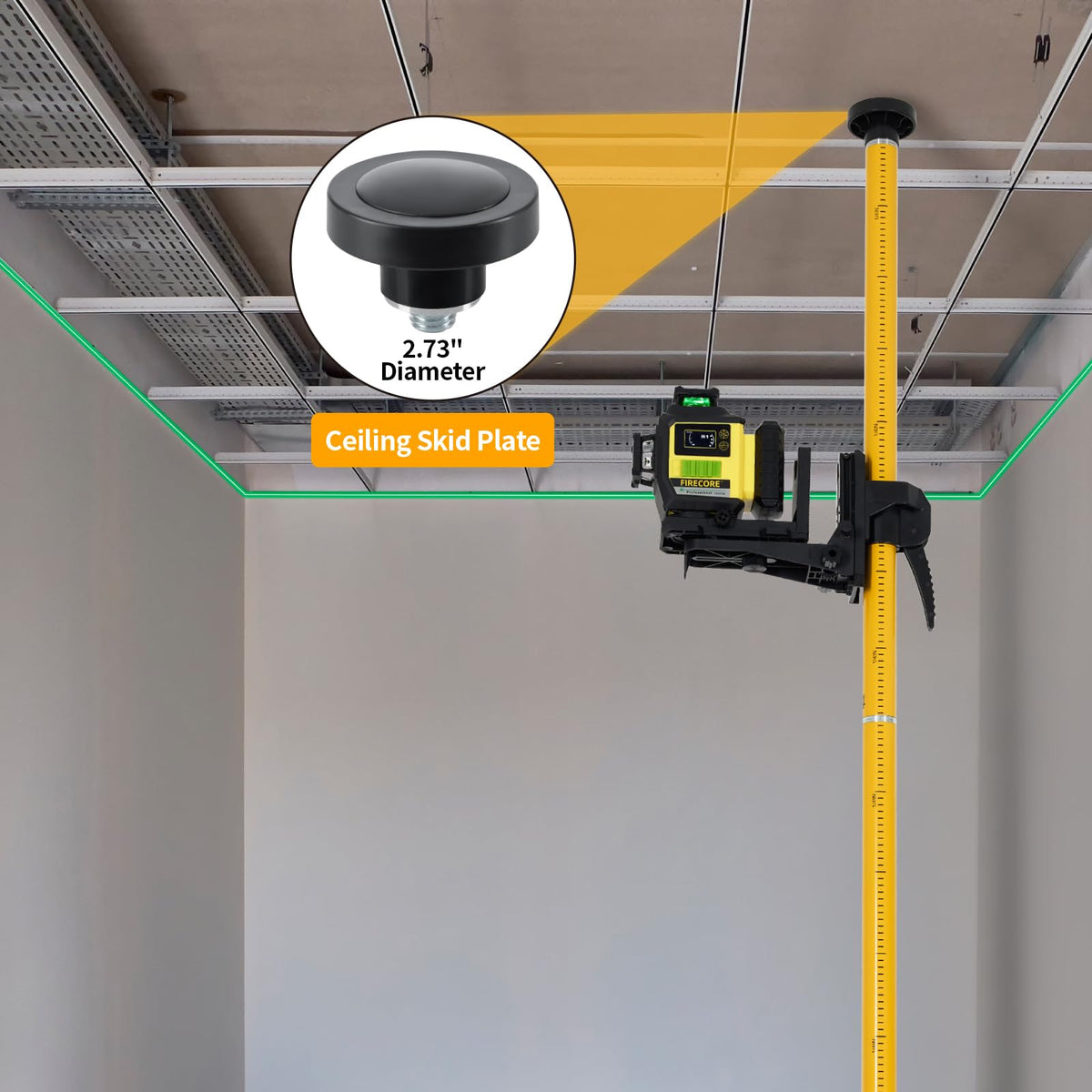 Firecore FLP370C height fine-tuning knob for vertical placement precision