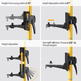 Firecore FLP370C spring-loaded base for quick tension and secure mounting