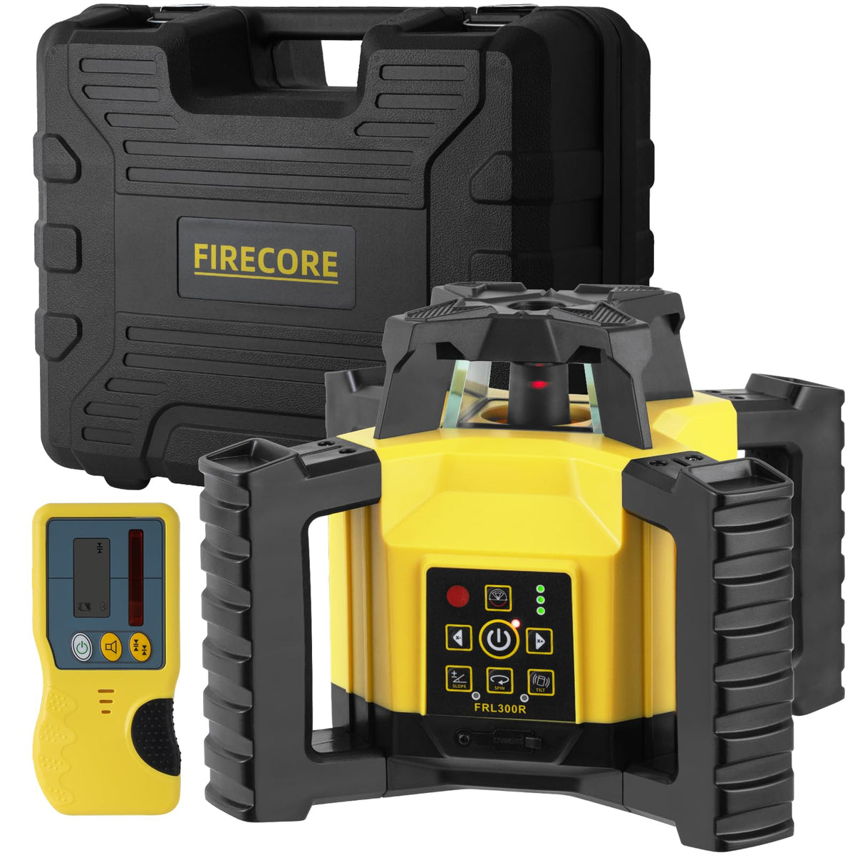 Firecore FRL300R 360-degree rotary laser for precise leveling across large jobs