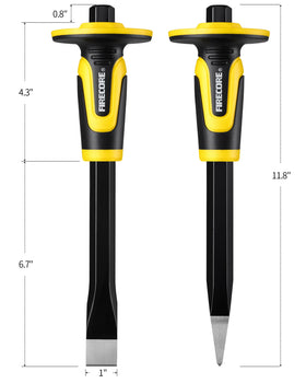 Firecore point chisel 11-inch suited for precise point work.