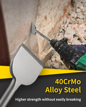 Firecore flat chisel 10in for clean grooves and cuts