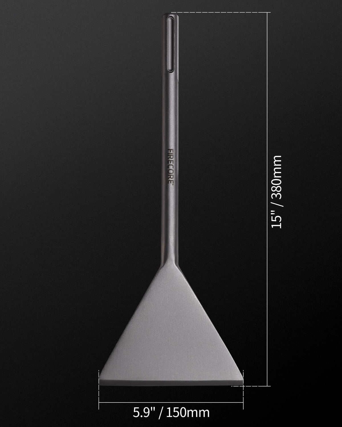Firecore chisel for laminates and mortar with minimal bind-up.
