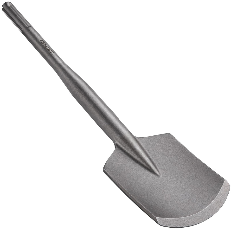 Firecore SDS Max clay spade with sharp edge ready for fast digging
