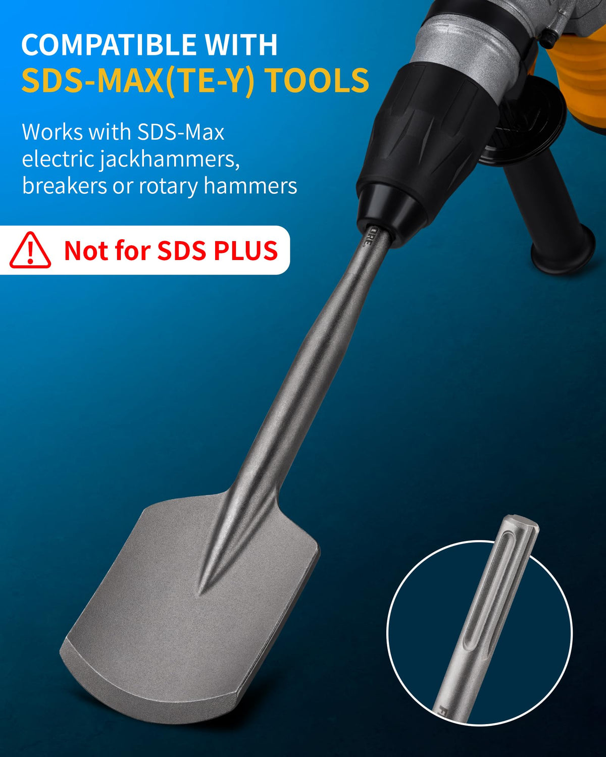 Firecore clay spade curved blade shown for ergonomic trenching