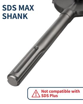 Firecore locking bolt and nut system keeps the blade securely attached during use